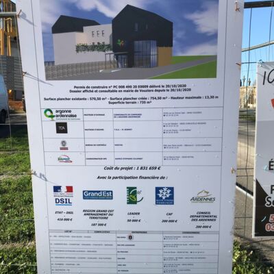 Panneau chantier FJEPCS