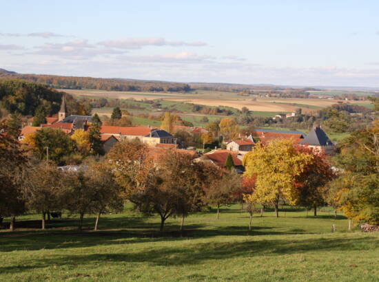 Vue sur le village de Marcq