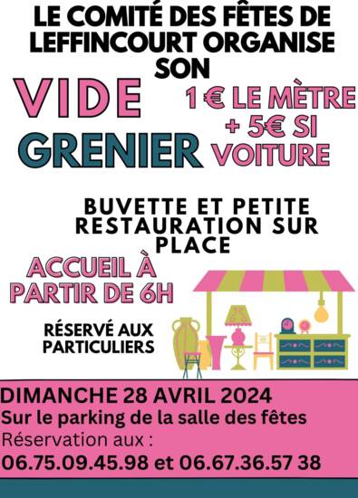 Vide grenier annuel Leffincourt